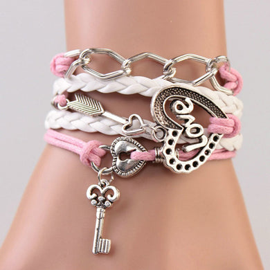 Charmed Vintage Multilayered Braided Bracelets & Bangle